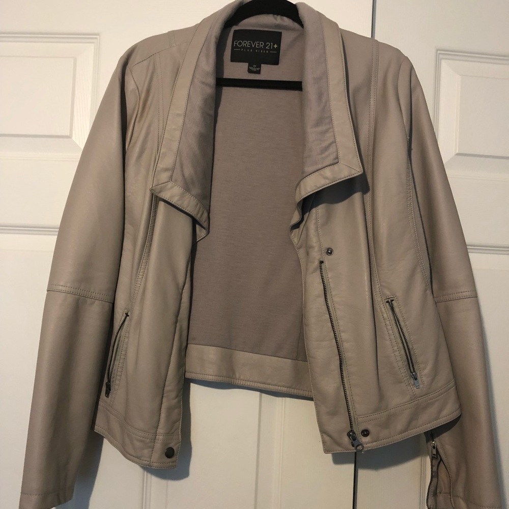 Pleather Jacket from Forever 21 Plus